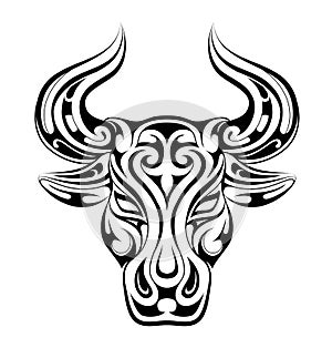 Taurus tattoo as zodiac symbol