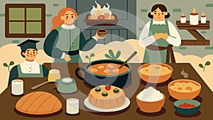 Tavern Fare Favorites Visit a virtual colonial tavern and learn how to make popular dishes like hearty corn chowder