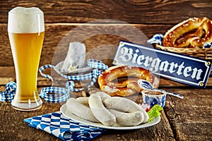 Tavern meal for the Munich Oktoberfest