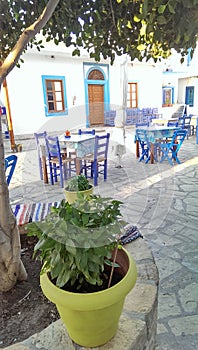 Tavern in Skala village, Lipsi island