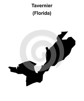 Tavernier outline map