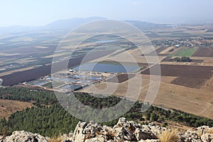 Tavor & Jezreel Valley from Mount Precipice photo