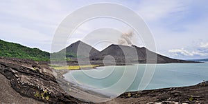 Tavurvur volcano. Rabaul, New Britain Island, Papua New Guinea photo