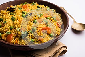 Tawa Pulao or Pulav is a popular street food from Mumbai, India