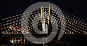 Tawatina bridge at night