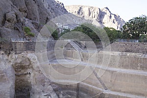 Tawila cisterns in the Shamsana Mountains in Aden