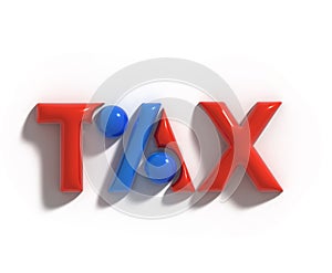 Tax 3d Web 3D Logo Design