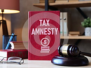 Tax amnesty is shown using the text