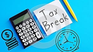 Tax break. Avoiding or deferring tax payments. Refund of taxes deductions according to law.