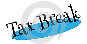 Tax Break rubber stamp