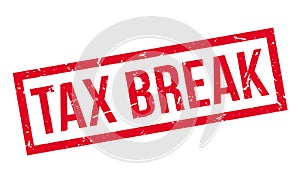 Tax Break rubber stamp