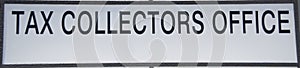 Tax Collector`s Office Banner
