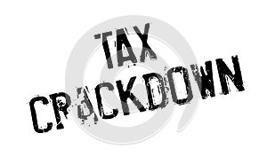 Tax Crackdown rubber stamp