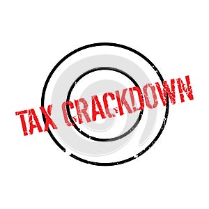 Tax Crackdown rubber stamp