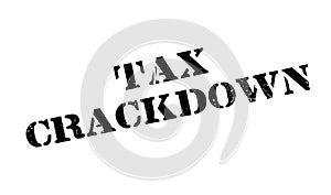 Tax Crackdown rubber stamp