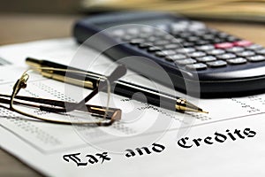 Tax and credits