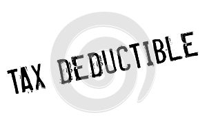 Tax Deductible rubber stamp