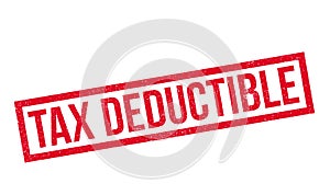 Tax Deductible rubber stamp photo