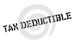 Tax Deductible rubber stamp photo