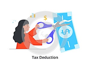 Tax Deduction concept