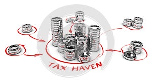 Tax Evasion Concept photo