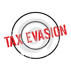 Tax Evasion rubber stamp