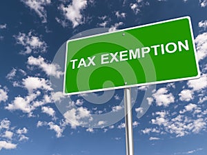 tax exemption on blue photo