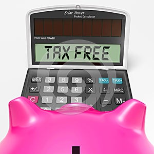 Tax Free Calculator Shows Untaxed Duty Free