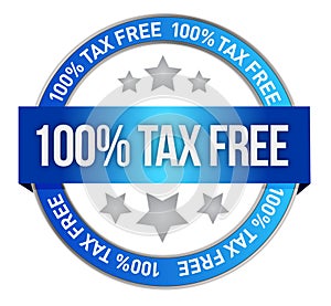 Tax free icon