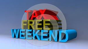 Tax free weekend on blue