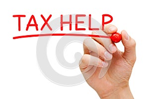 Tax Help Red img