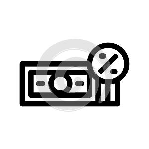 Tax icon or logo isolated sign symbol vector illustration
