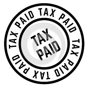 Tax Paid stamp