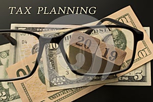 Tax planning concept.