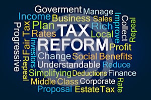 Tax Reform Word Cloud