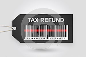 Tax refund price tag