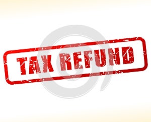 Tax refund text buffered