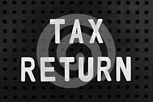 Tax Return Header