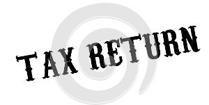 Tax Return rubber stamp