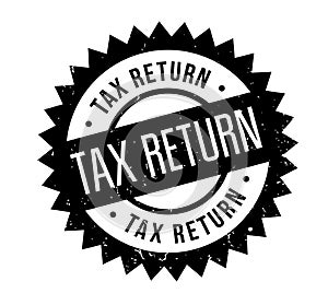 Tax Return rubber stamp