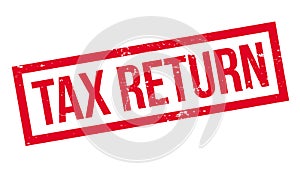 Tax Return rubber stamp