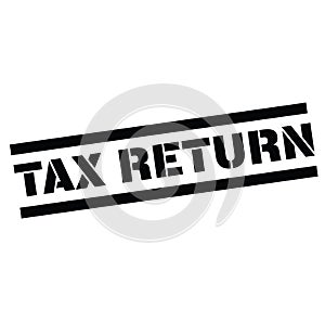 Tax return rubber stamp