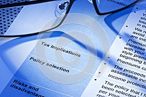 Tax Taxes Statement
