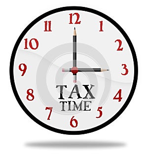 Tax time clock