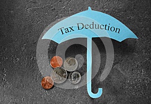 Tax Umbrella over money