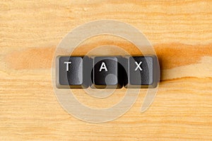Tax word