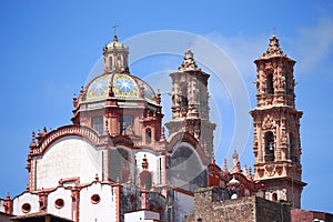 Taxco cathedral in guerrero mexico III