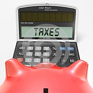 Taxes On Calculator Shows HMRC Return Due