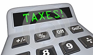 Taxes Word Calculator Accounting Fees