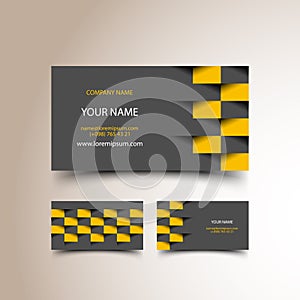 Taxi business card set